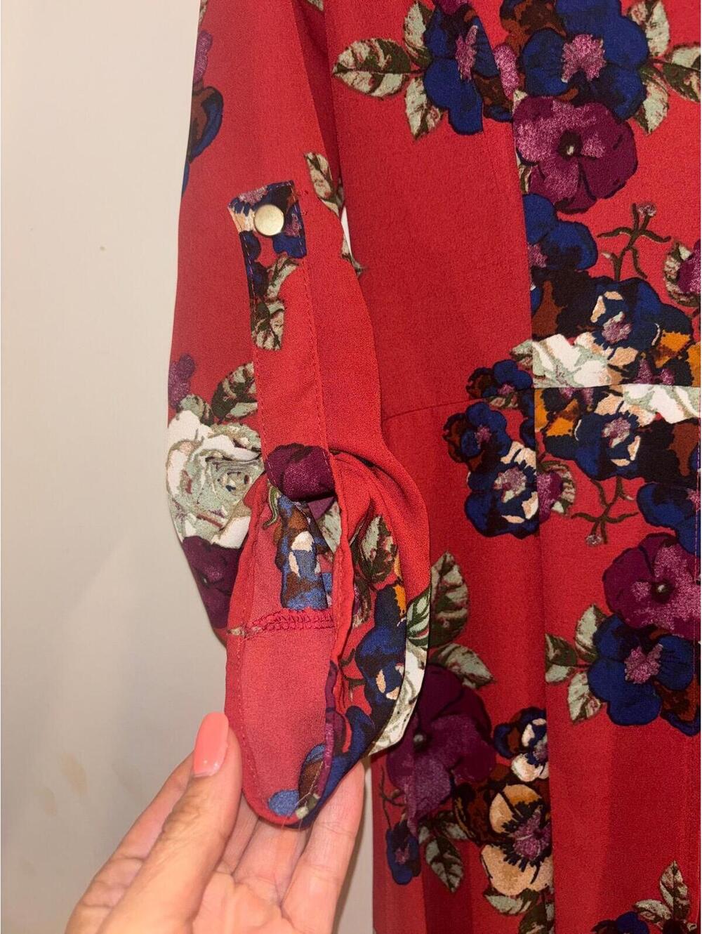 Let Them Eat Cake Floral Maxi Romper Dress Medium - Picture 5 of 6